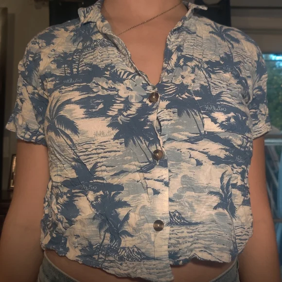 Hollister Tops Hollister Hawaiian Shirt Womens Xsize Small